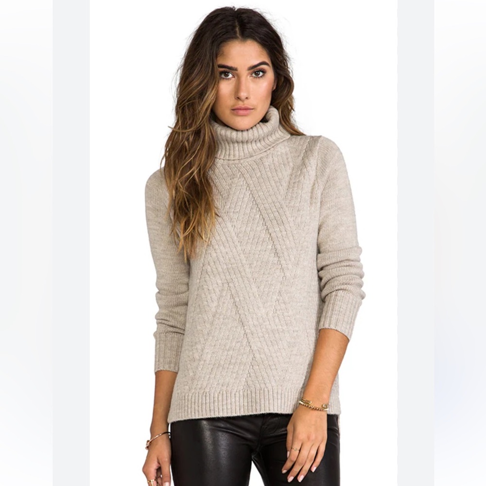 Vince Traveling Rib Turtleneck